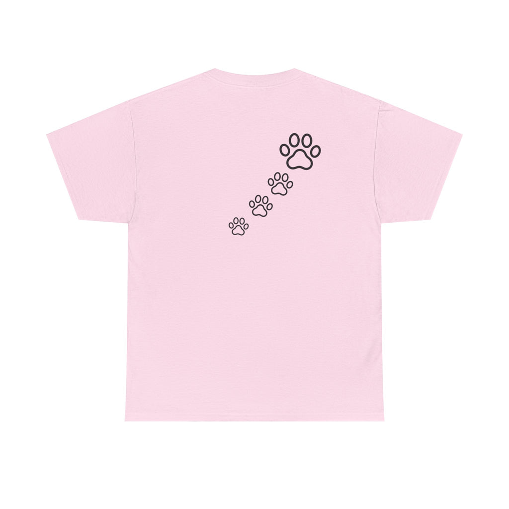 Cat Lover Tee – "Tell Your Kitty… pssst, pssst" Paw Print T‑Shirt