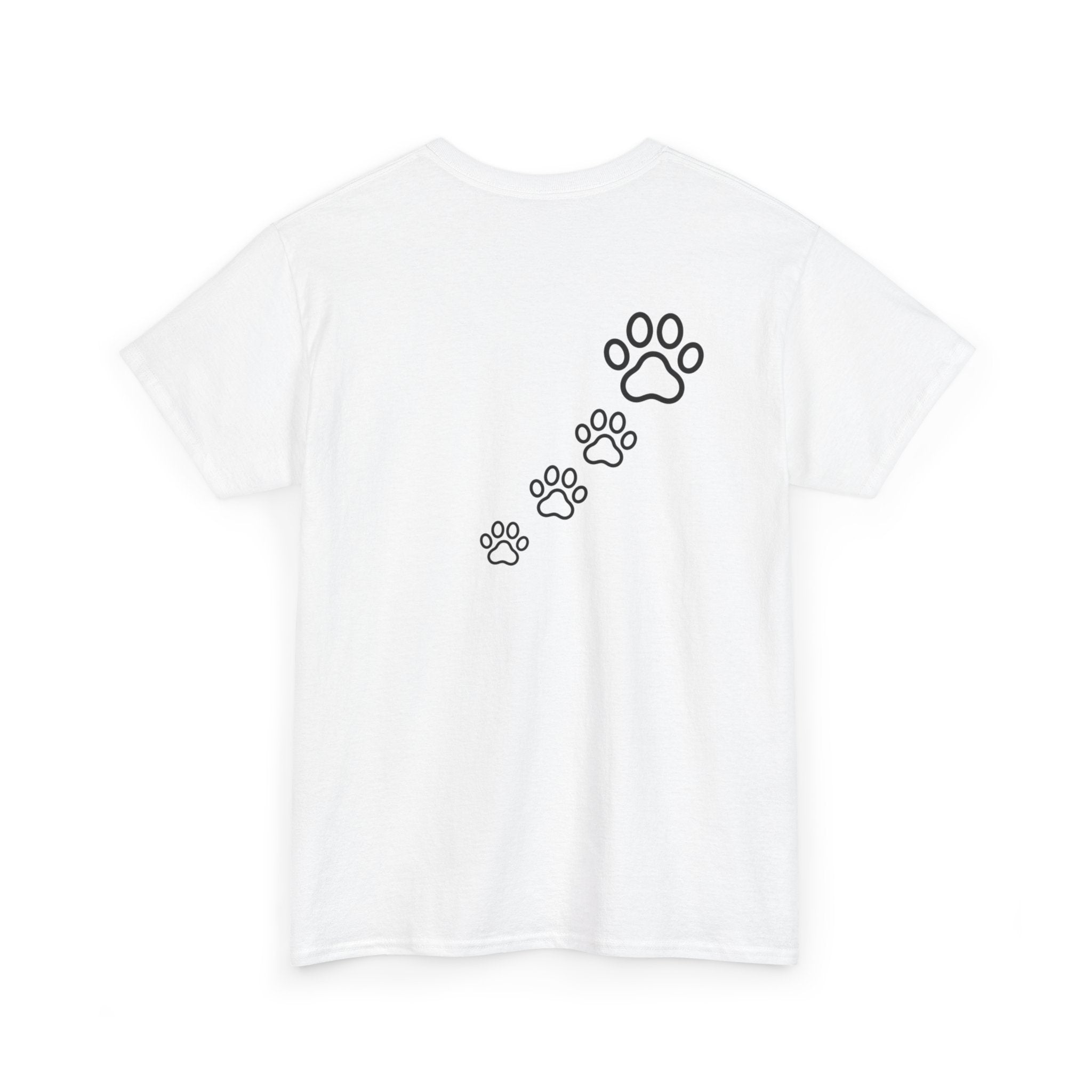 Cat Lover Tee – "Tell Your Kitty… pssst, pssst" Paw Print T‑Shirt