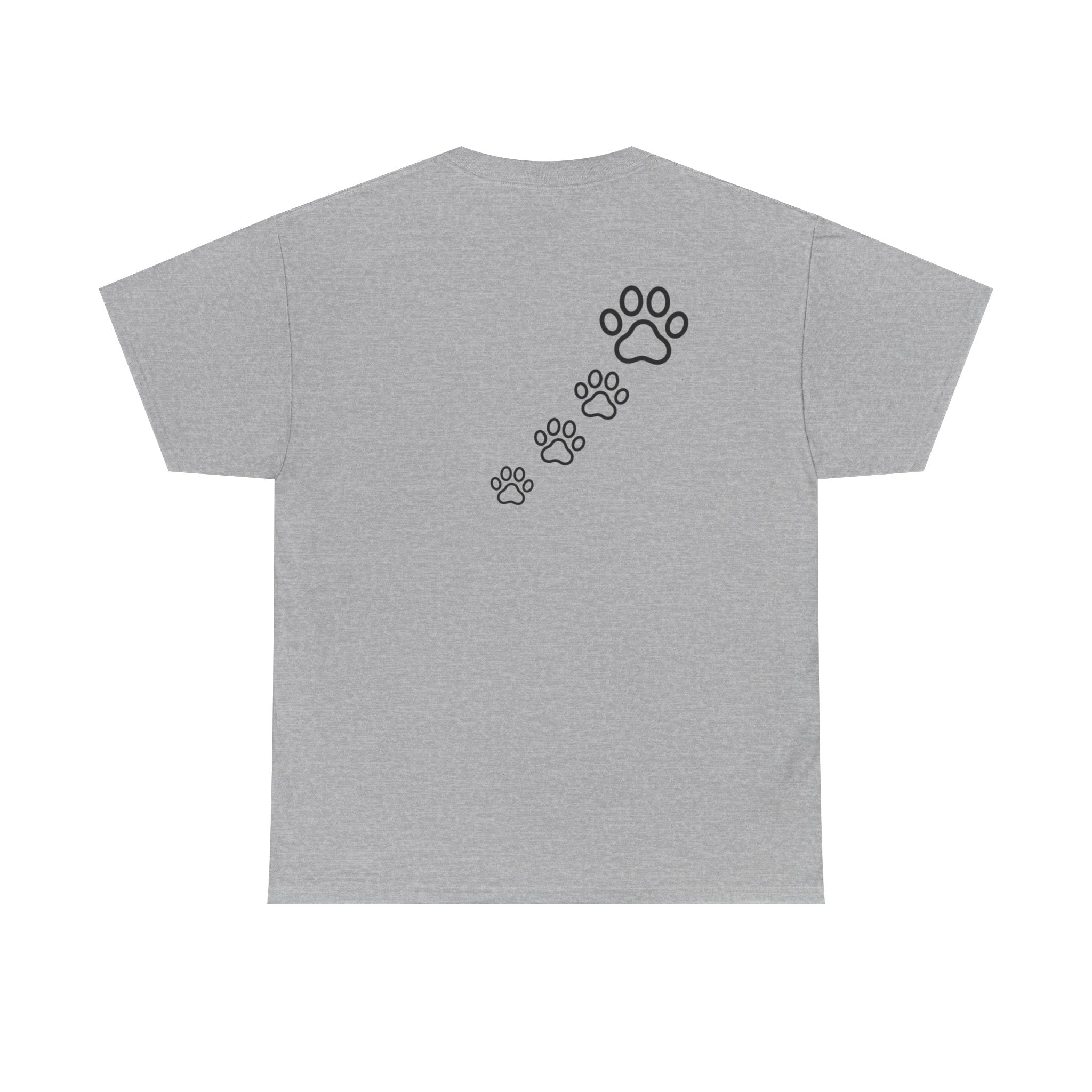 Cat Lover Tee – "Tell Your Kitty… pssst, pssst" Paw Print T‑Shirt