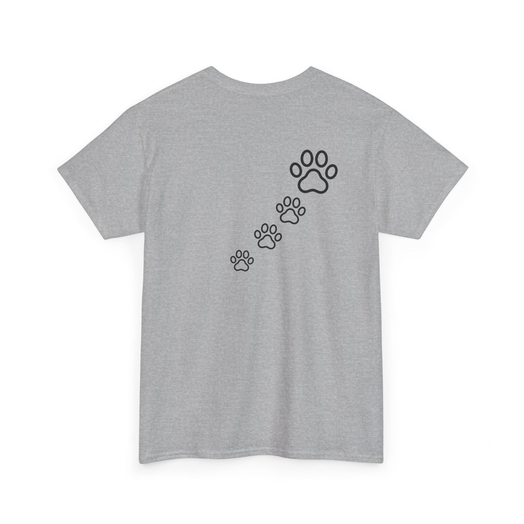 Cat Lover Tee – "Tell Your Kitty… pssst, pssst" Paw Print T‑Shirt