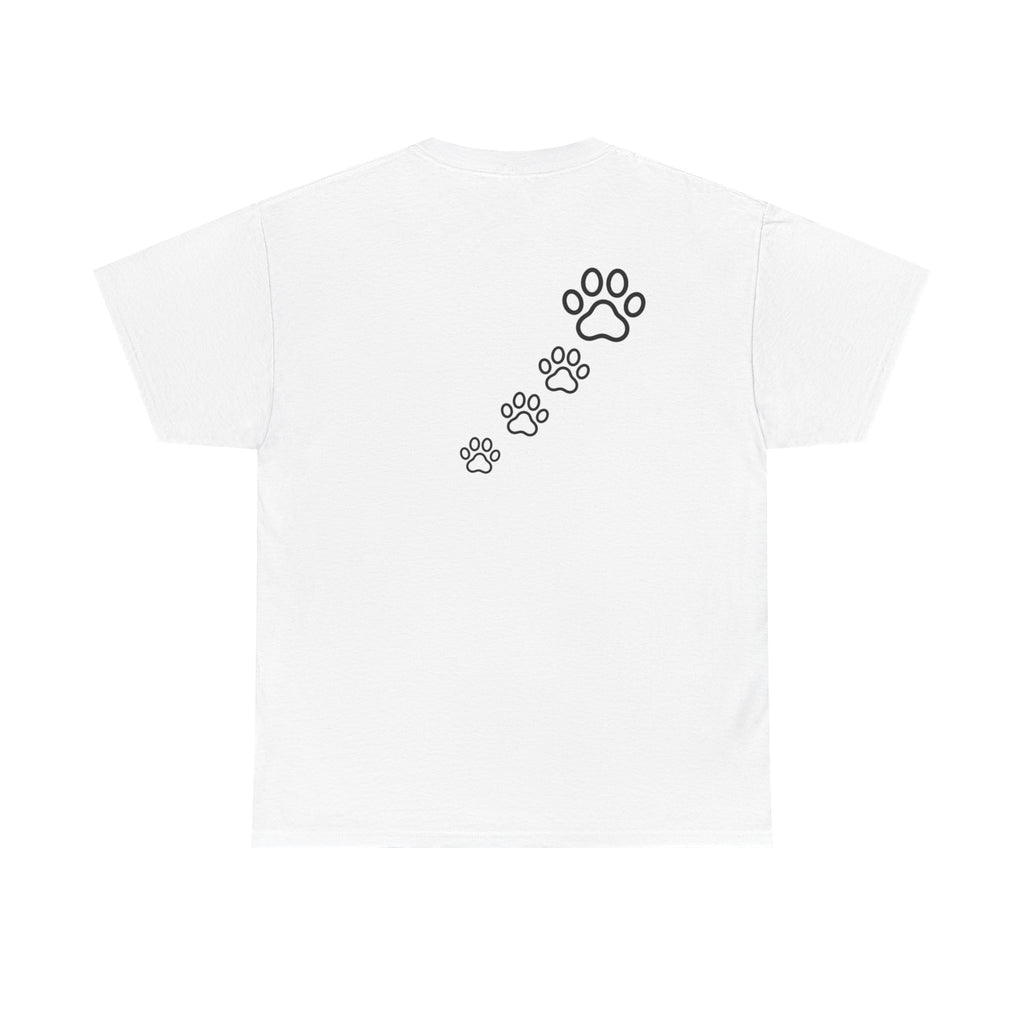 Cat Lover Tee – "Tell Your Kitty… pssst, pssst" Paw Print T‑Shirt