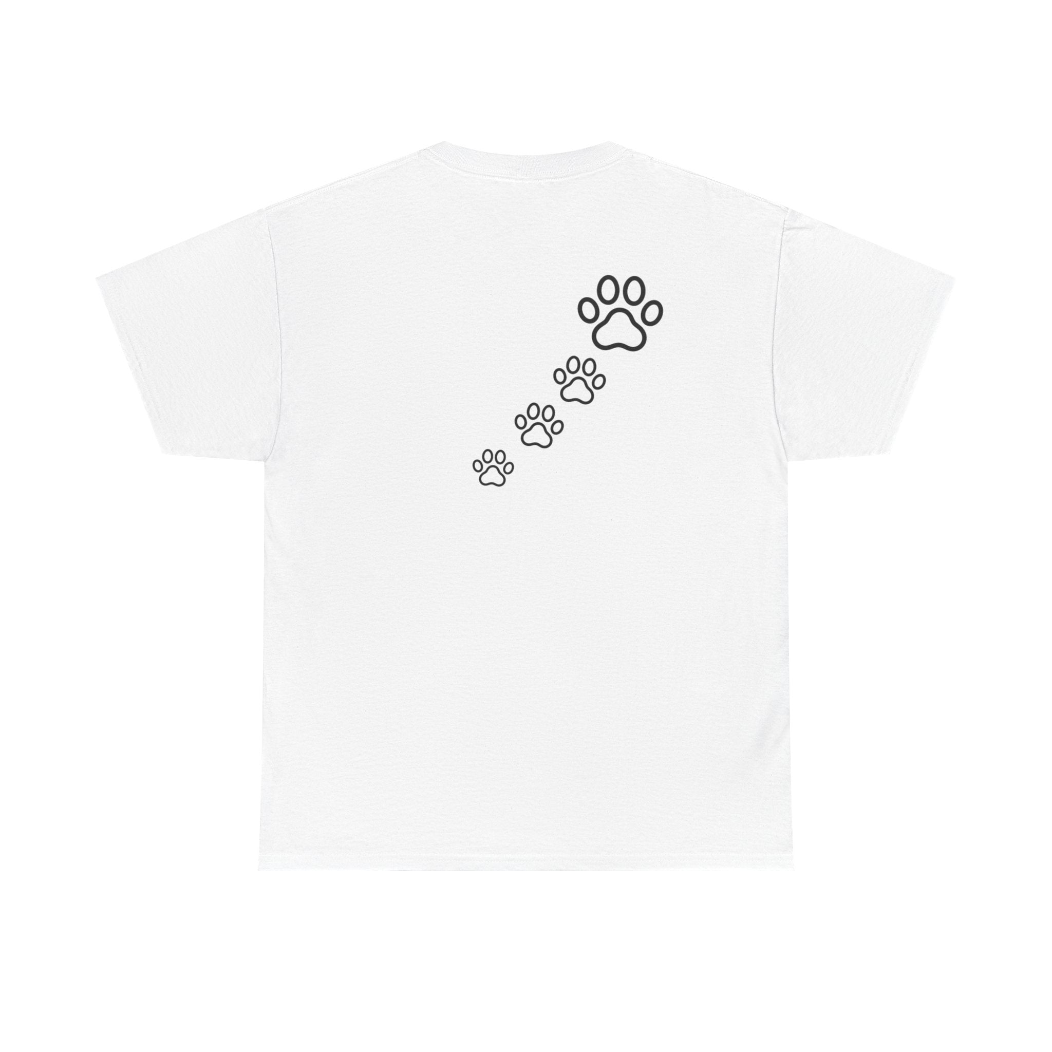 Cat Lover Tee – "Tell Your Kitty… pssst, pssst" Paw Print T‑Shirt