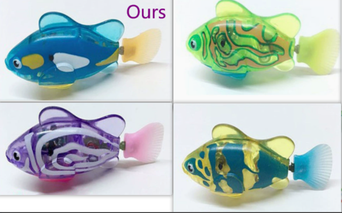 Electric Flash Swimming Fish